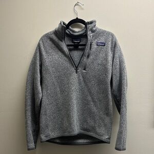 Patagonia Men's Zip-Up Gray Sweater